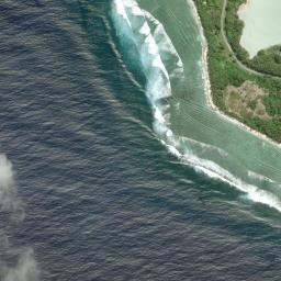 Satellite view of Cocos Keeling Islands The Ledge