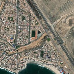 Satellite view of Playa Negra