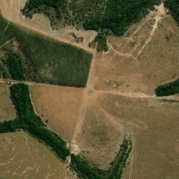 Ribeirão Cascalheira map(satellite map)