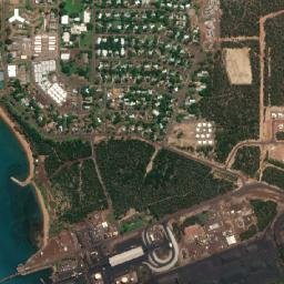 Alyangula map(satellite map)