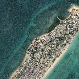 Ilha de Moçambique map(satellite map)