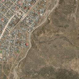 Santa Lucía map(satellite map)