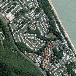 Clifton Beach map(satellite map)