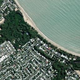 Kewarra Beach map(satellite map)