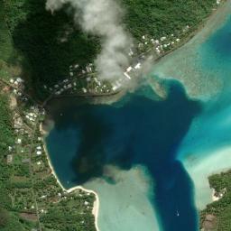 Satellite view of Huahine Iti Parea