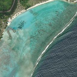 Satellite view of Moorea Temae