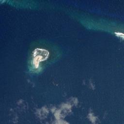 Satellite view of Tahiti Motu Nono