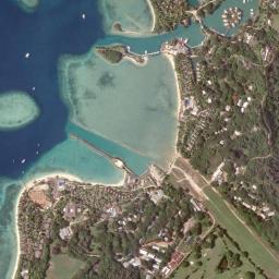 Satellite view of Malololailai Island