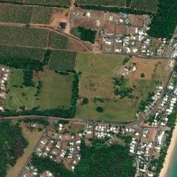Mission Beach map(satellite map)