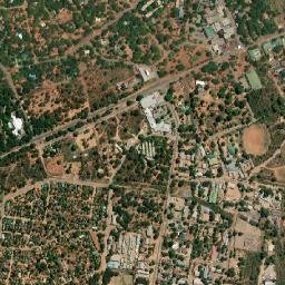 Victoria Falls map(satellite map)