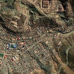 Huanuni map(satellite map)