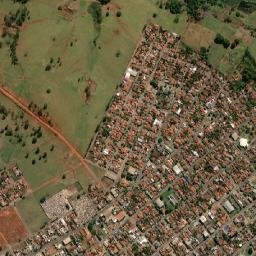 Caçu map(satellite map)