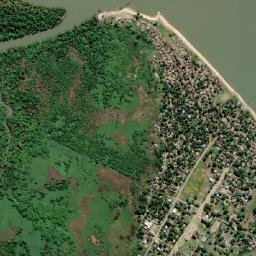 Chinde map(satellite map)