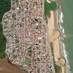 Conceição da Barra map(satellite map)