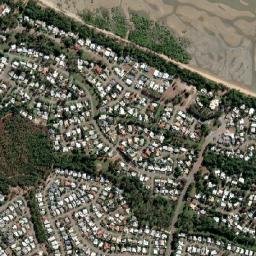 Bushland Beach map(satellite map)