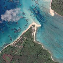 Satellite view of Matafonua Lodge resort