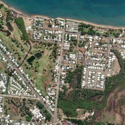 Satellite view of Queens Beach