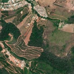 Manhumirim map(satellite map)