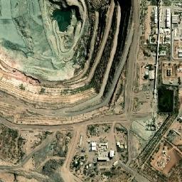 Orapa map(satellite map)