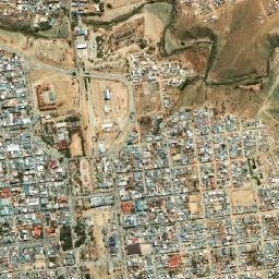 La Quiaca map(satellite map)