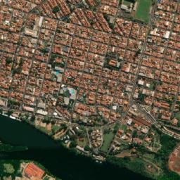 Barra Bonita map(satellite map)