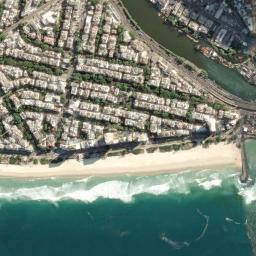 Satellite view of Barra Da Tijuca Kite Point (PePe)