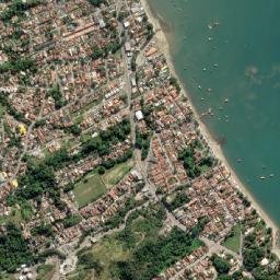 São Sebastião map(satellite map)