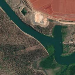 Satellite view of Boyne Island Tannum Sands Golf Club