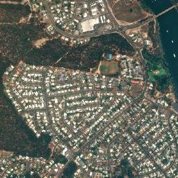 Boyne Island map(satellite map)