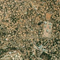 Molepolole map(satellite map)