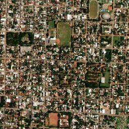 Caaguazú map(satellite map)