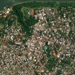 Puerto Iguazú map(satellite map)