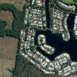 Twin Waters map(satellite map)