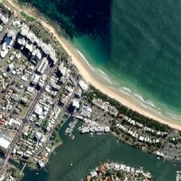 Mooloolaba map(satellite map)