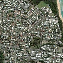 Dicky Beach map(satellite map)