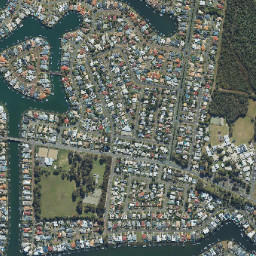 Banksia Beach map(satellite map)