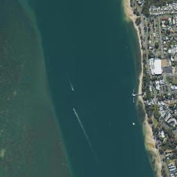 Bongaree map(satellite map)