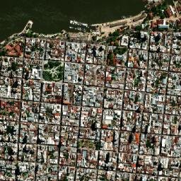 Corrientes map(satellite map)