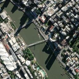 Brisbane, Australia High Resolution Satellite Map