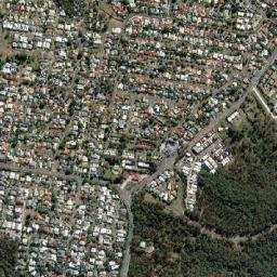 Manly West map(satellite map)