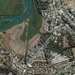 Thorneside map(satellite map)