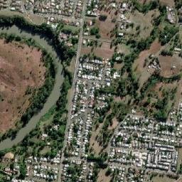 North Booval map(satellite map)