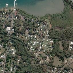 Russell Island map(satellite map)