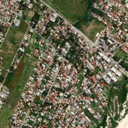 Satellite view of Praia do Campeche