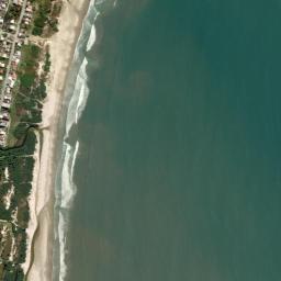 Satellite view of Praia da Pinheira