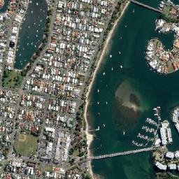 Paradise Point map(satellite map)