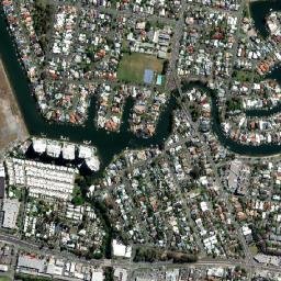 Biggera Waters map(satellite map)