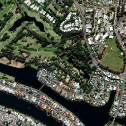 Benowa map(satellite map)
