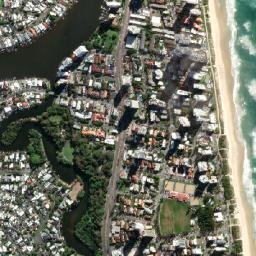 Gold Coast, Australia Satellite Map