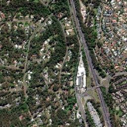 Worongary map(satellite map)